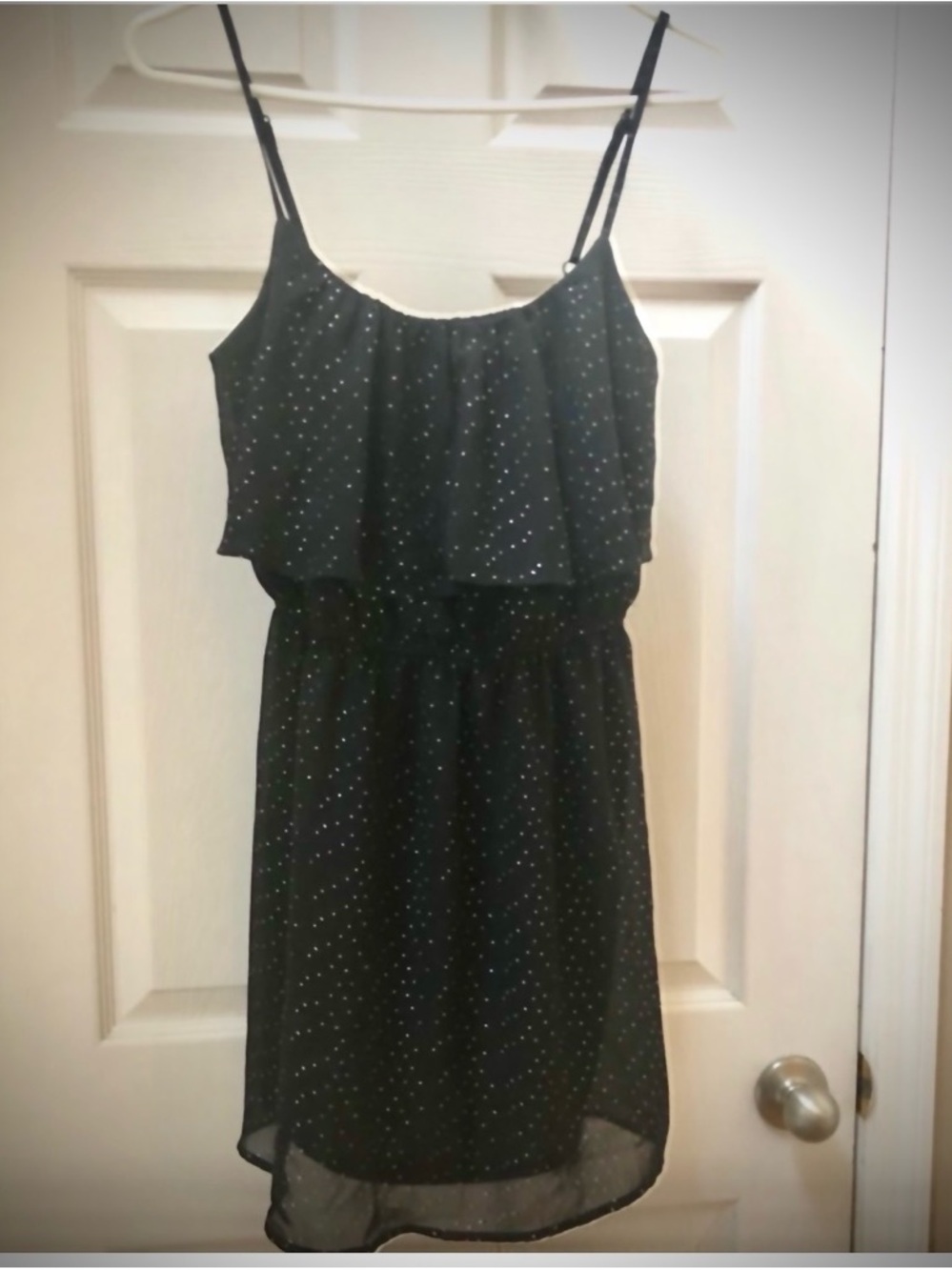 Lily Rose Spagetti Strap Black dress sz S
